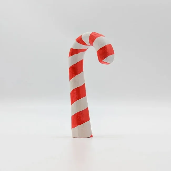NOM Handcrafted | Candy Cane Set of 6 Rainbow