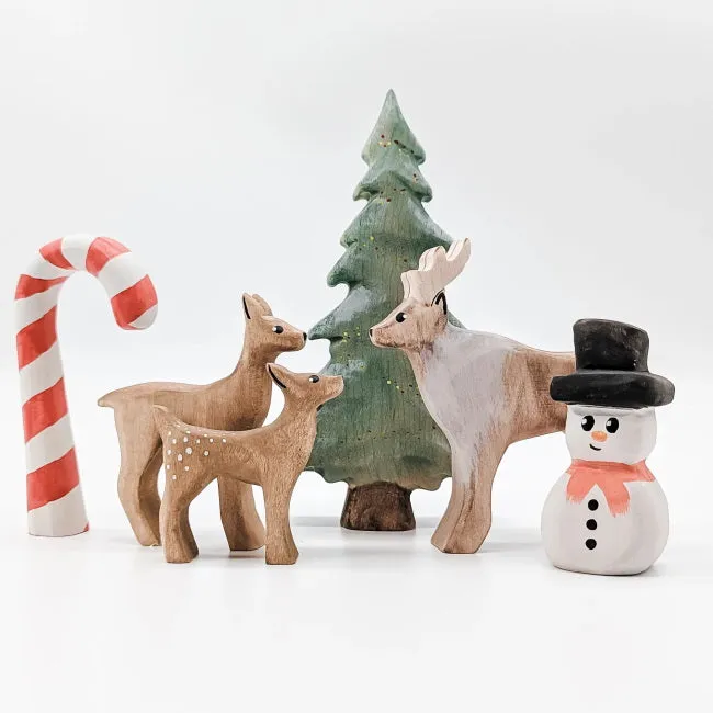 NOM Handcrafted | Candy Cane Set of 6 Rainbow