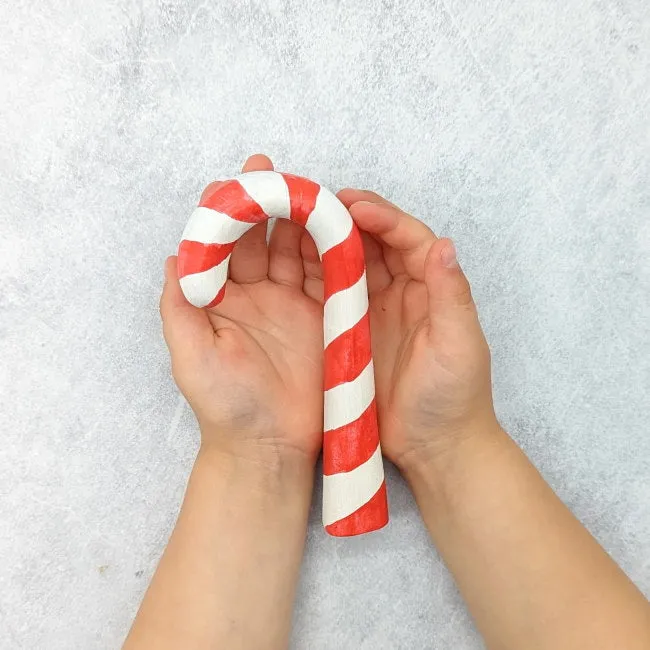 NOM Handcrafted | Candy Cane Set of 6 Rainbow