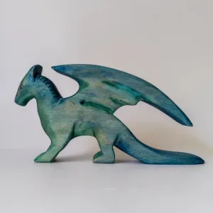 NOM Handcrafted | Large Water Dragon Blue