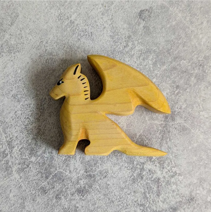 NOM Handcrafted | Small Dragon Yellow