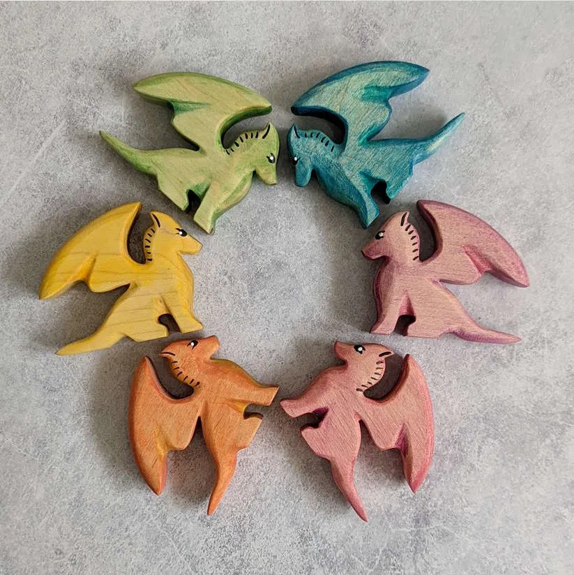 NOM Handcrafted | Small Dragon Yellow
