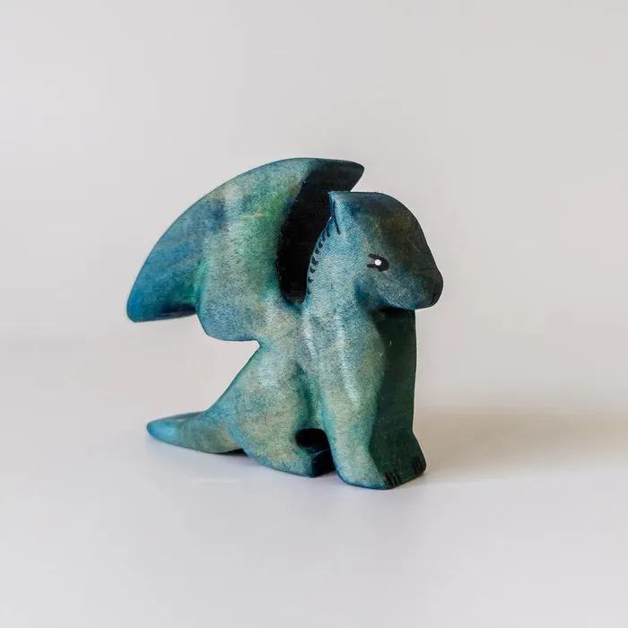 NOM Handcrafted | Small Water Dragon Blue