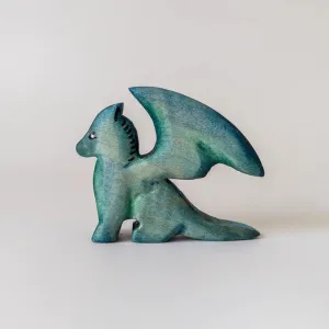 NOM Handcrafted | Small Water Dragon Blue