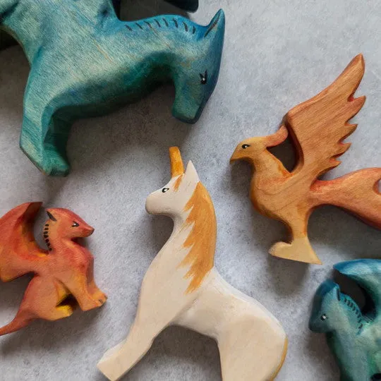 NOM Handcrafted | Small Water Dragon Blue