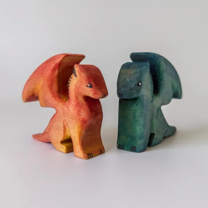 NOM Handcrafted | Small Water Dragon Blue