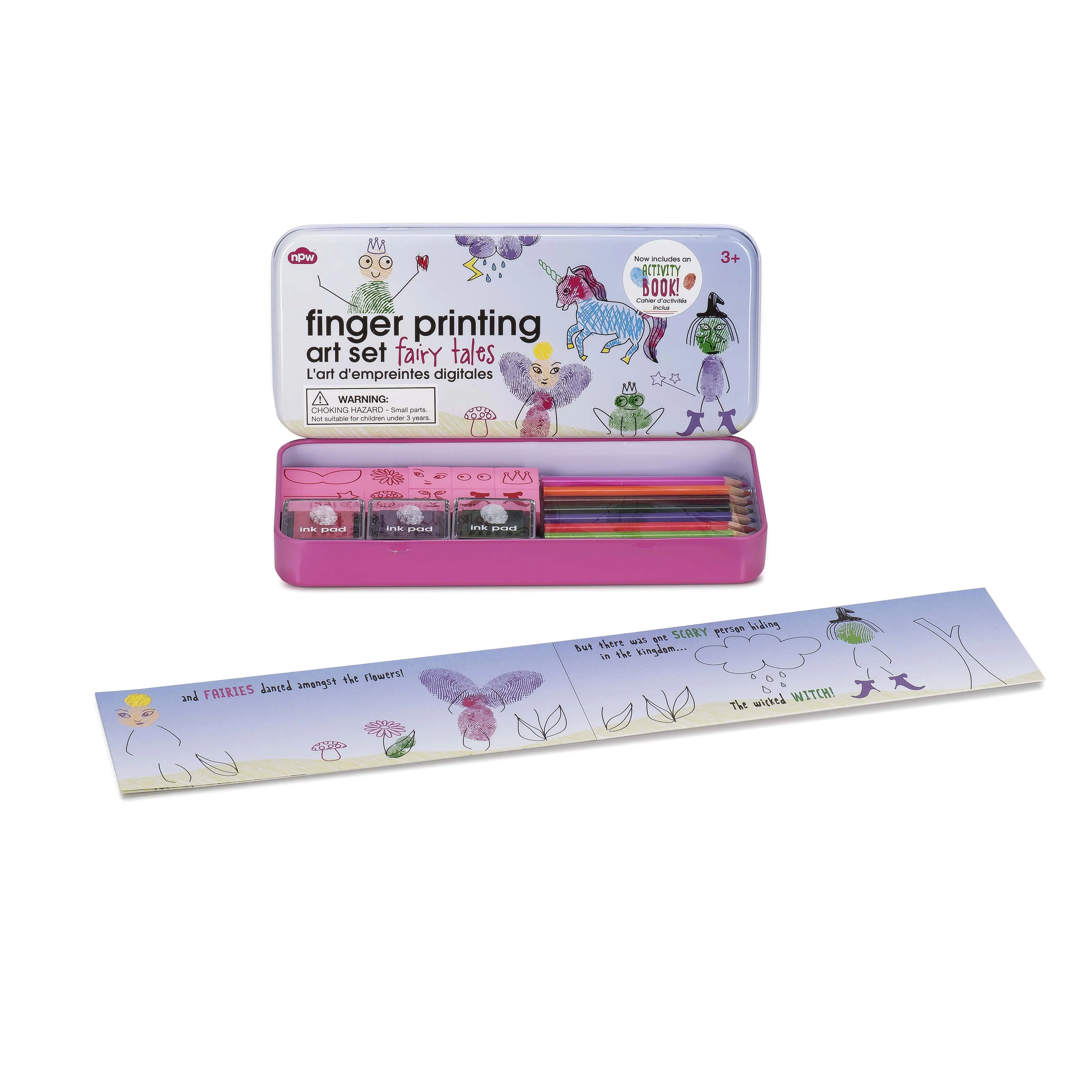 NPW Fingerprinting Tin with Booklet - Fairytales