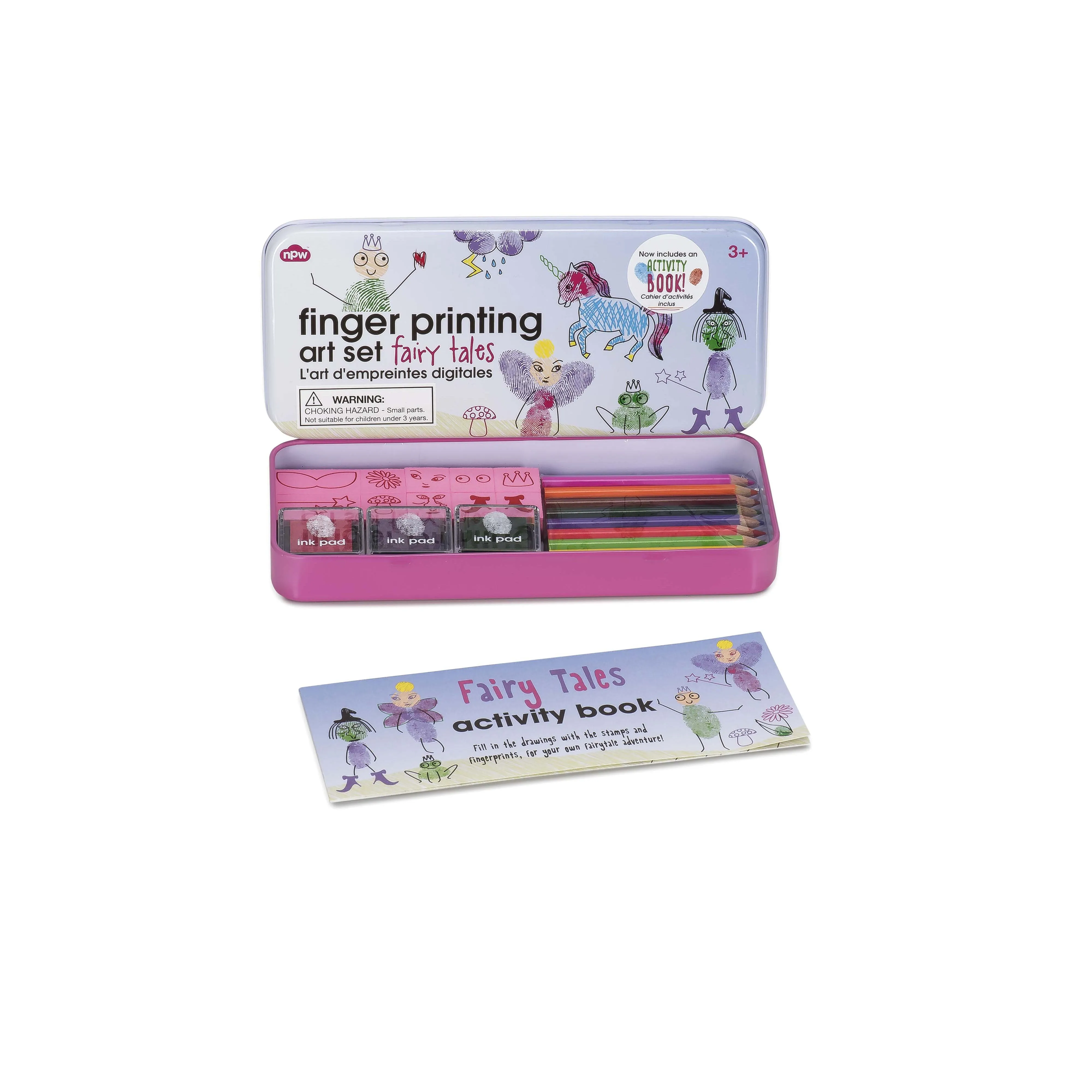 NPW Fingerprinting Tin with Booklet - Fairytales