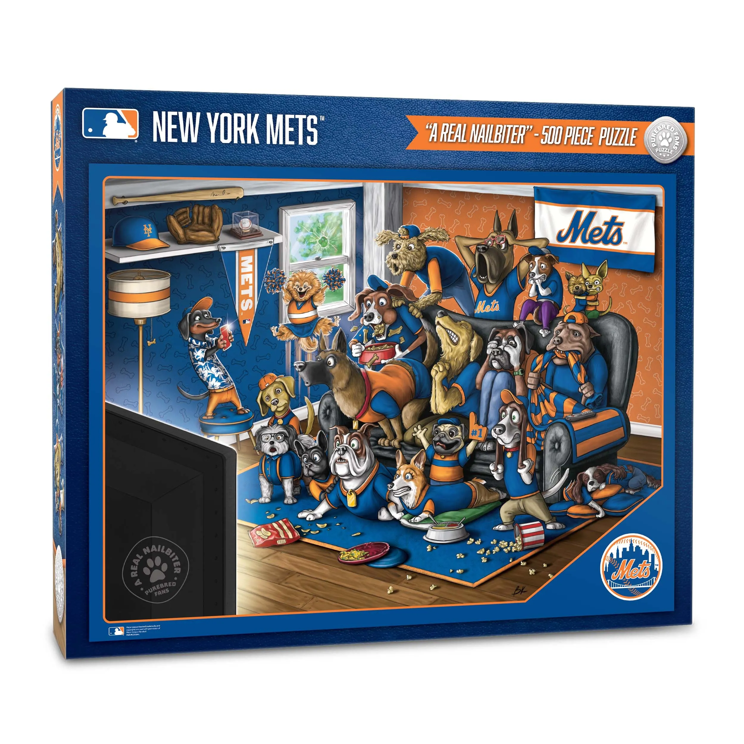 NY Mets - Nailbiter (2502397) - 500 Pieces White Mountain