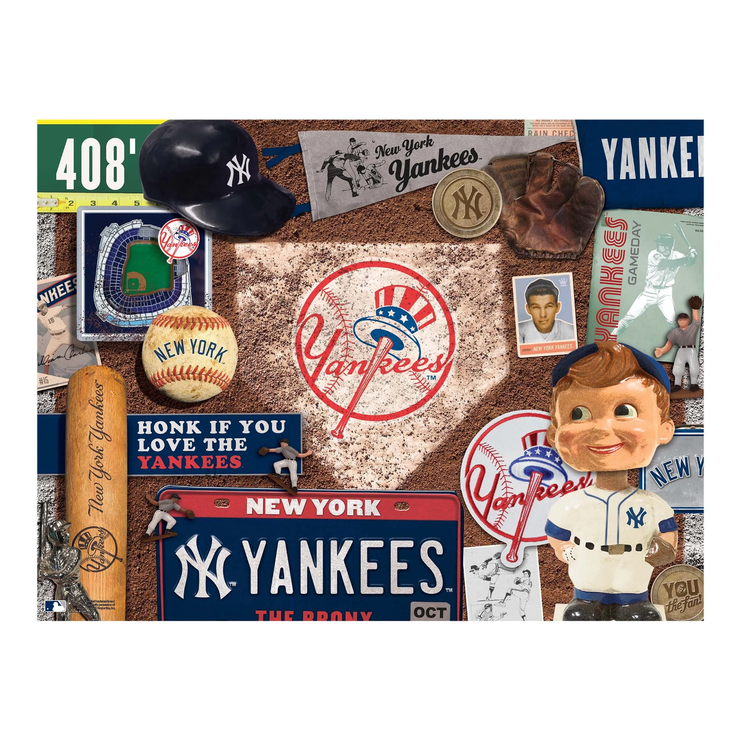 NY Yankees - Retro (951148) - 500 Pieces White Mountain