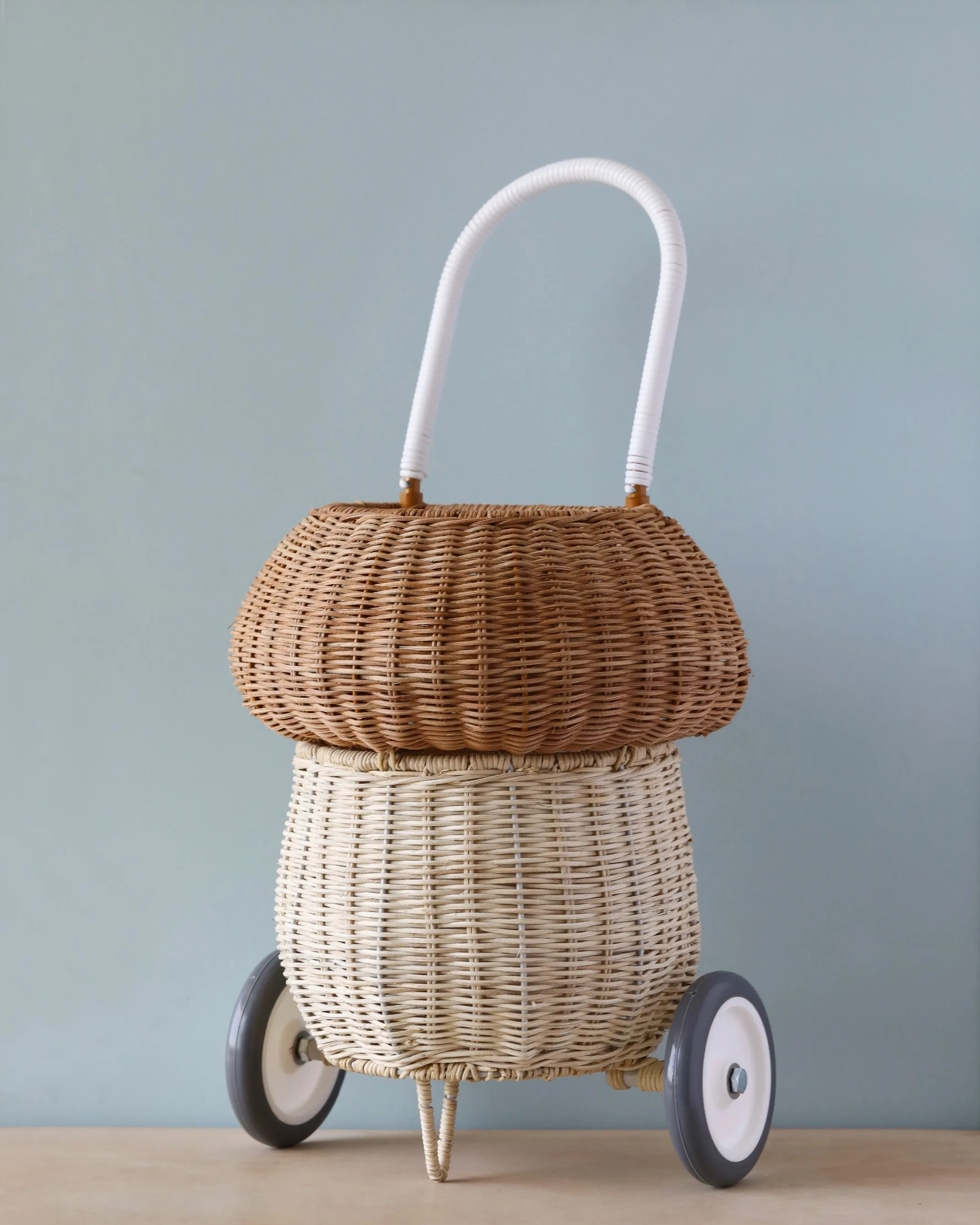 Olli Ella Rattan Mushroom Luggy - Natural Odin Parker