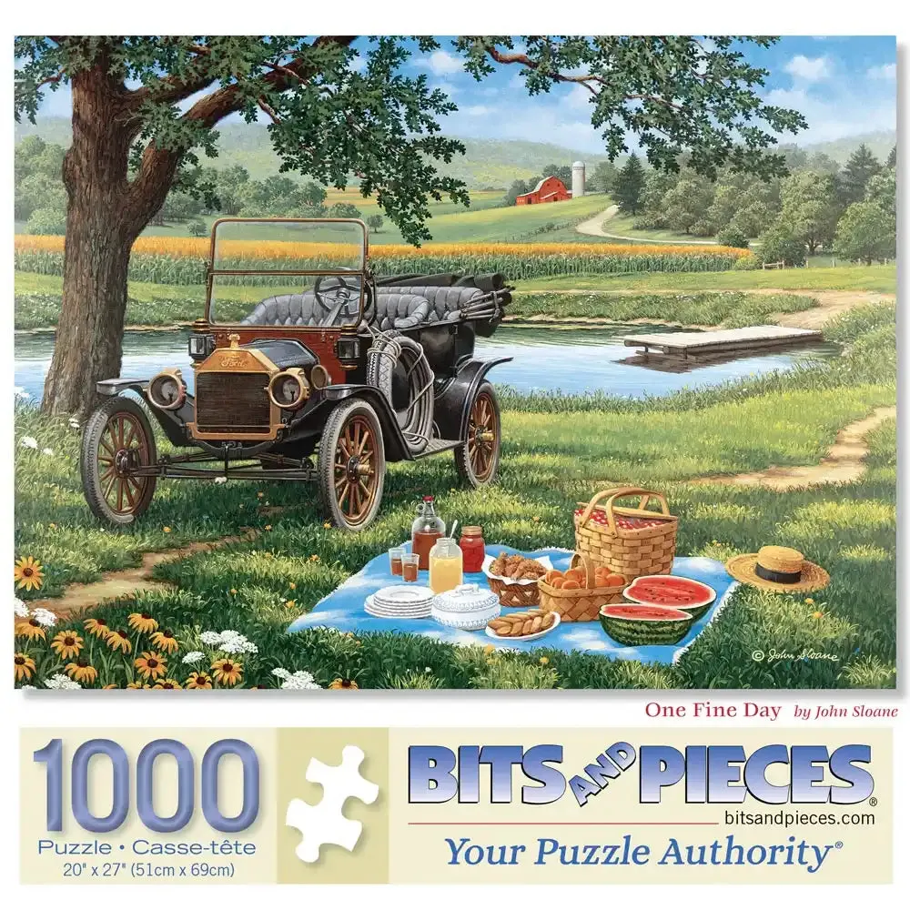 One Fine Day Jigsaw Puzzle Bits and Pieces