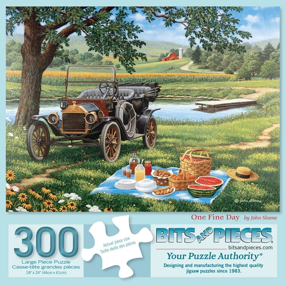 One Fine Day Jigsaw Puzzle Bits and Pieces