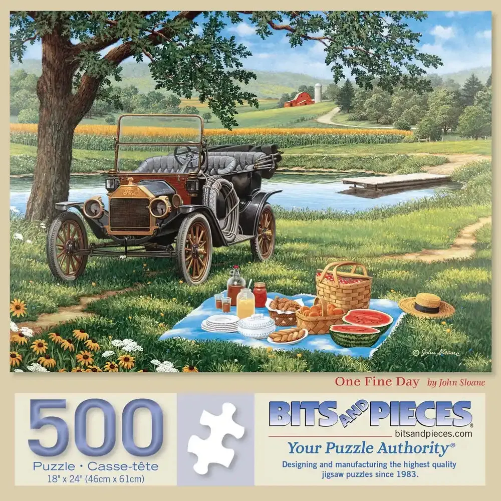 One Fine Day Jigsaw Puzzle Bits and Pieces