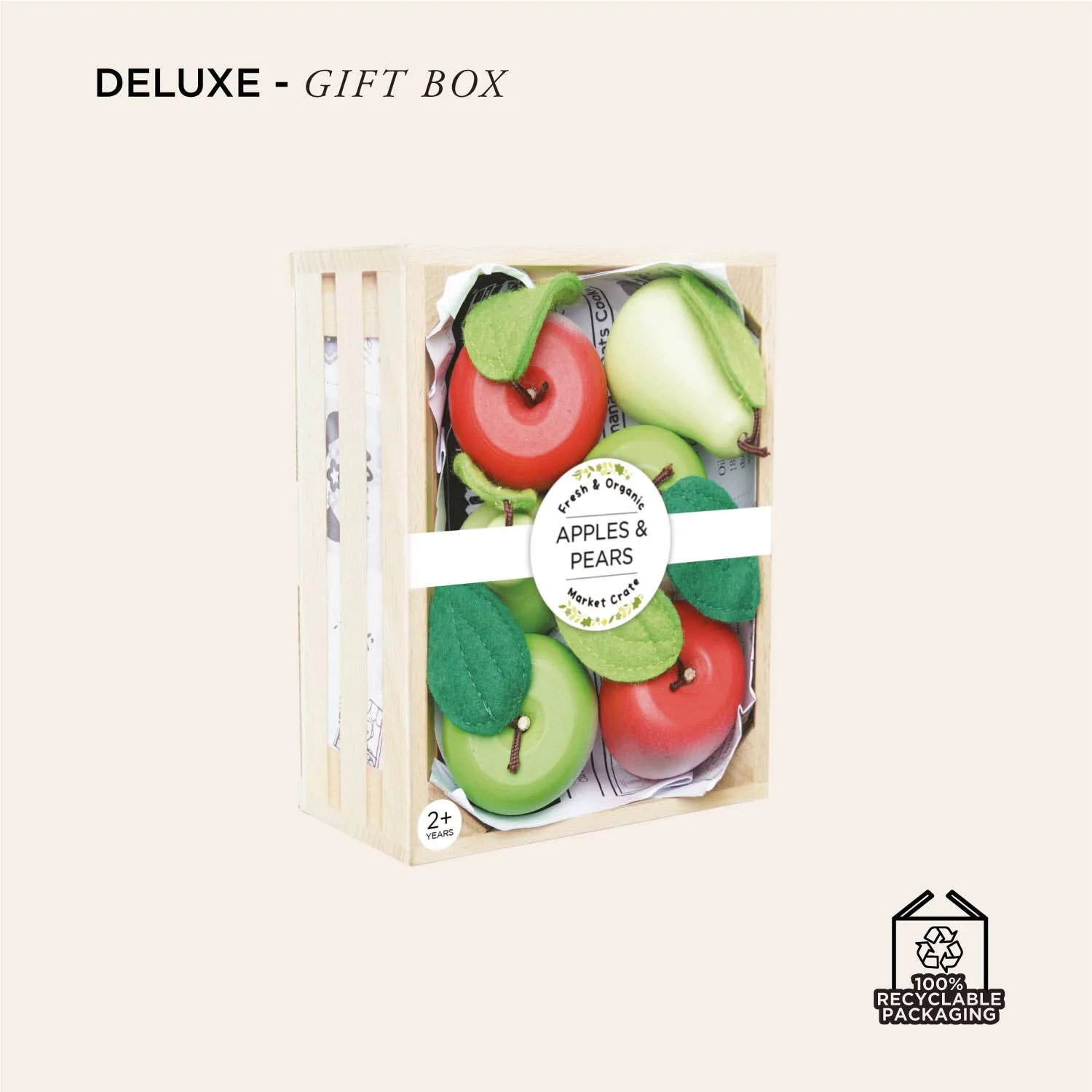 Orchard Fruits Wooden Market Crate Odin Parker