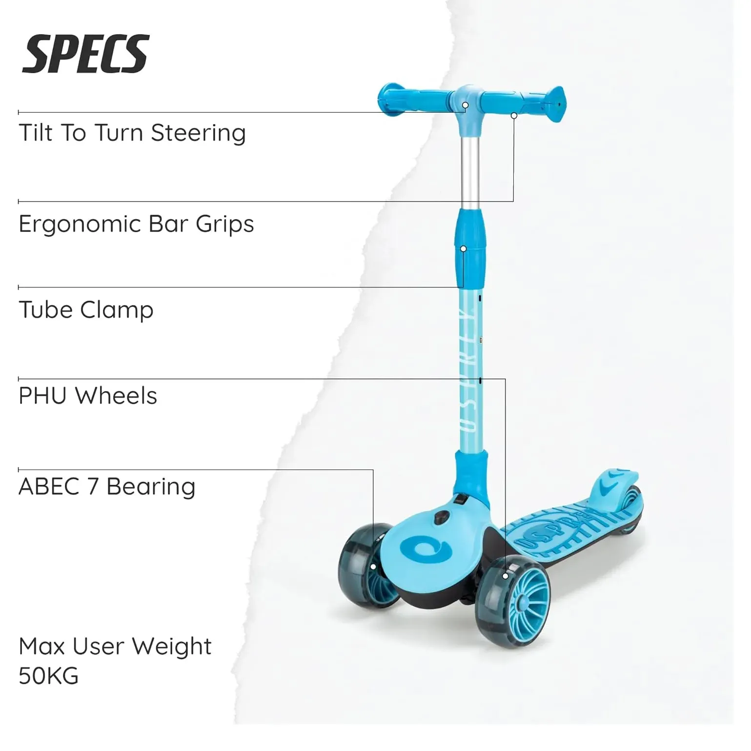 Osprey 3Ride Tri-Scooter - Blue