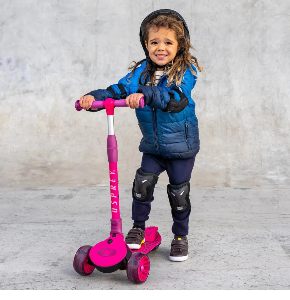 Osprey 3Ride Tri-Scooter - Pink