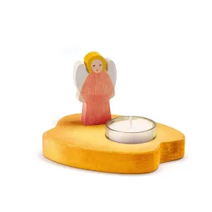 Ostheimer | Kinderkram Candle Holder Angel Red/Pink