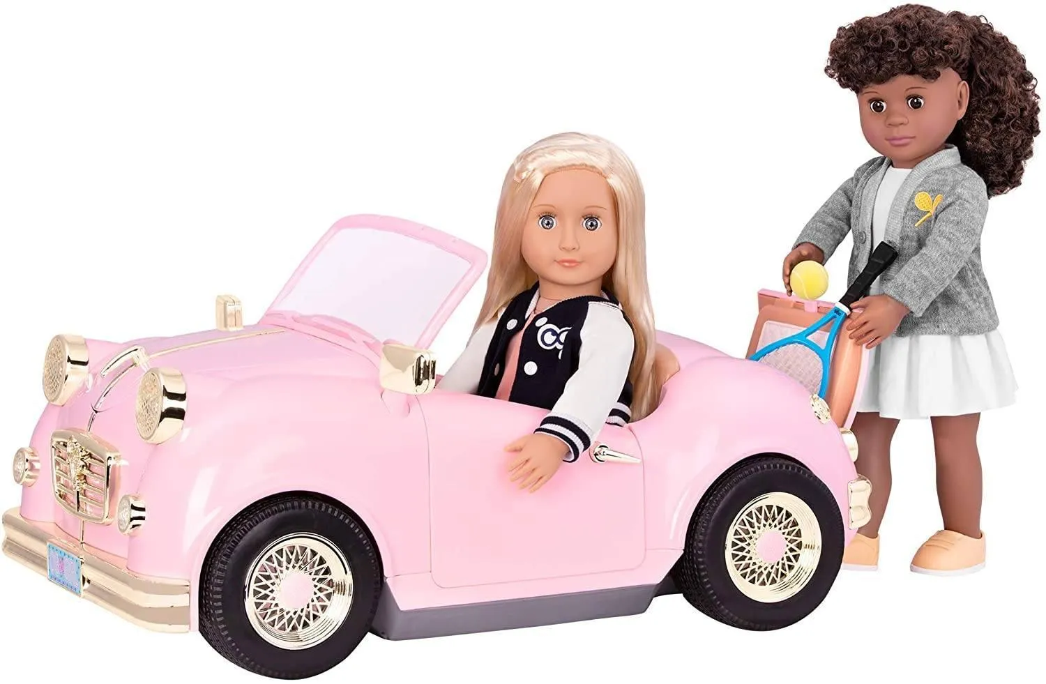 Our Generation BD67051 Pink In the Drivers Seat Retro Cruiser