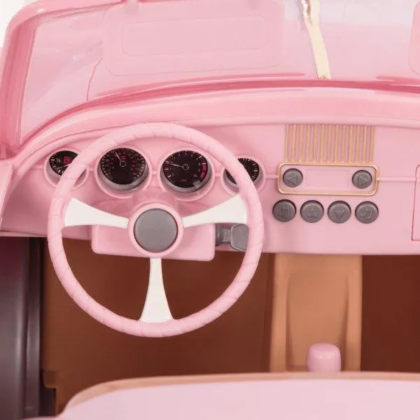 Our Generation BD67051 Pink In the Drivers Seat Retro Cruiser