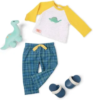 Our Generation Deluxe Outfit Boys - Dino Pyjamas