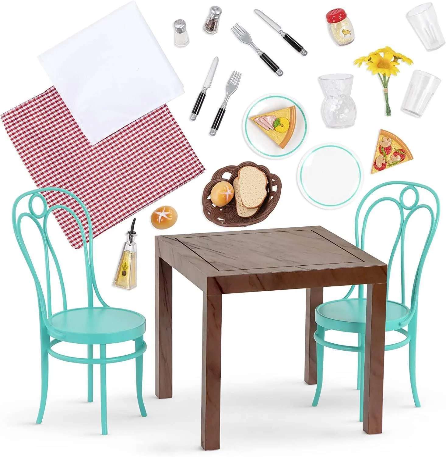 Our Generation Dining Table & Chairs Furniture Set