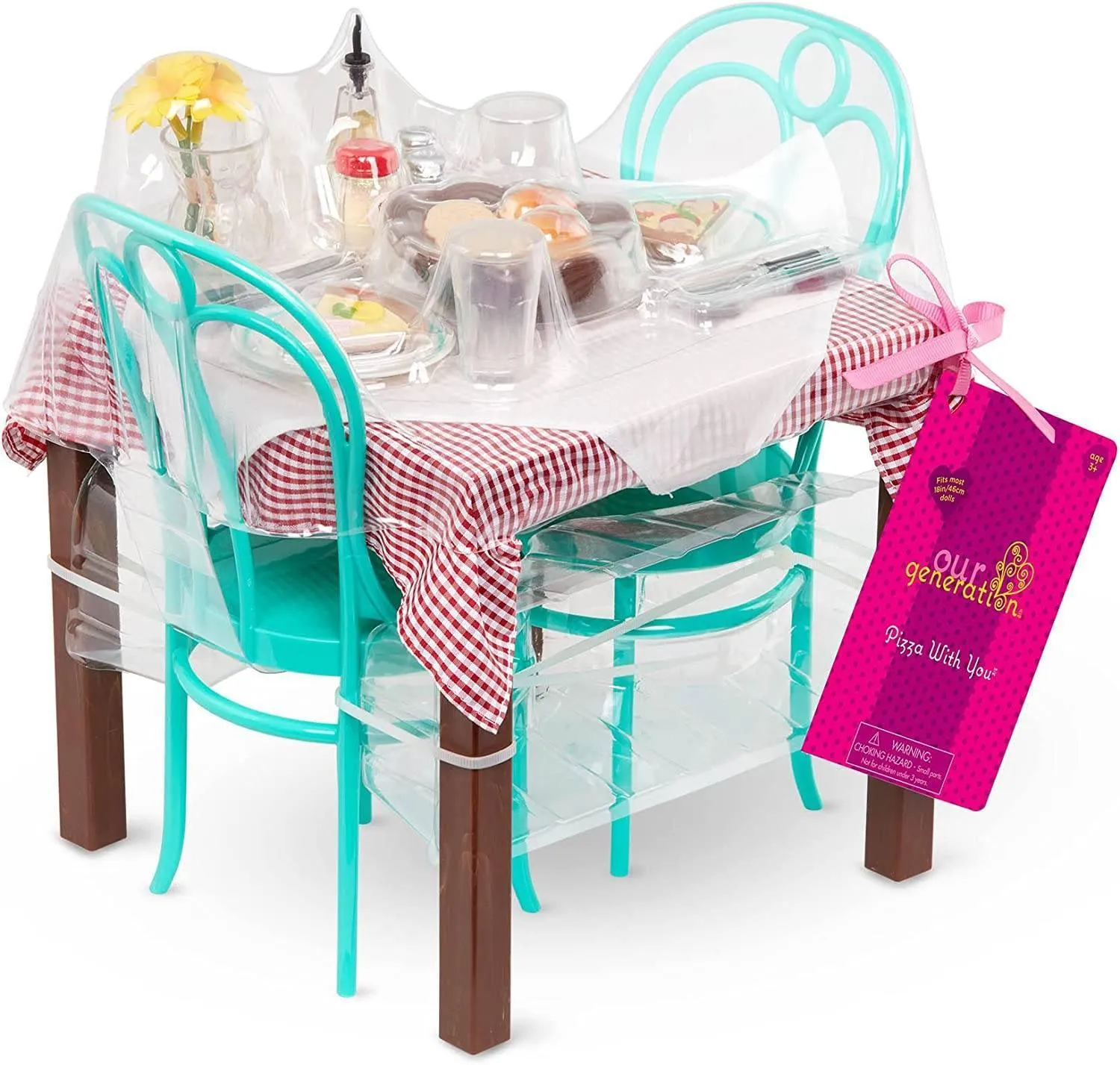 Our Generation Dining Table & Chairs Furniture Set