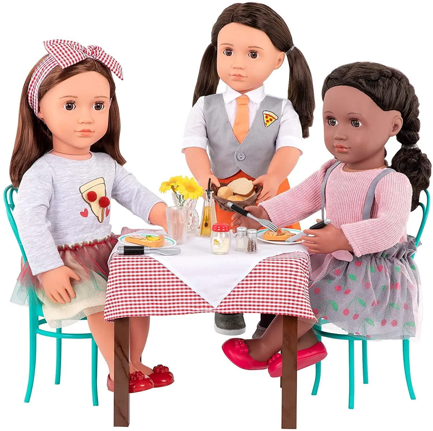 Our Generation Dining Table & Chairs Furniture Set