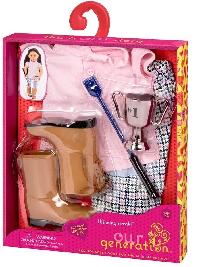 Our Generation Dolls Winning Streak Regular Riding Outfit BD30290Z