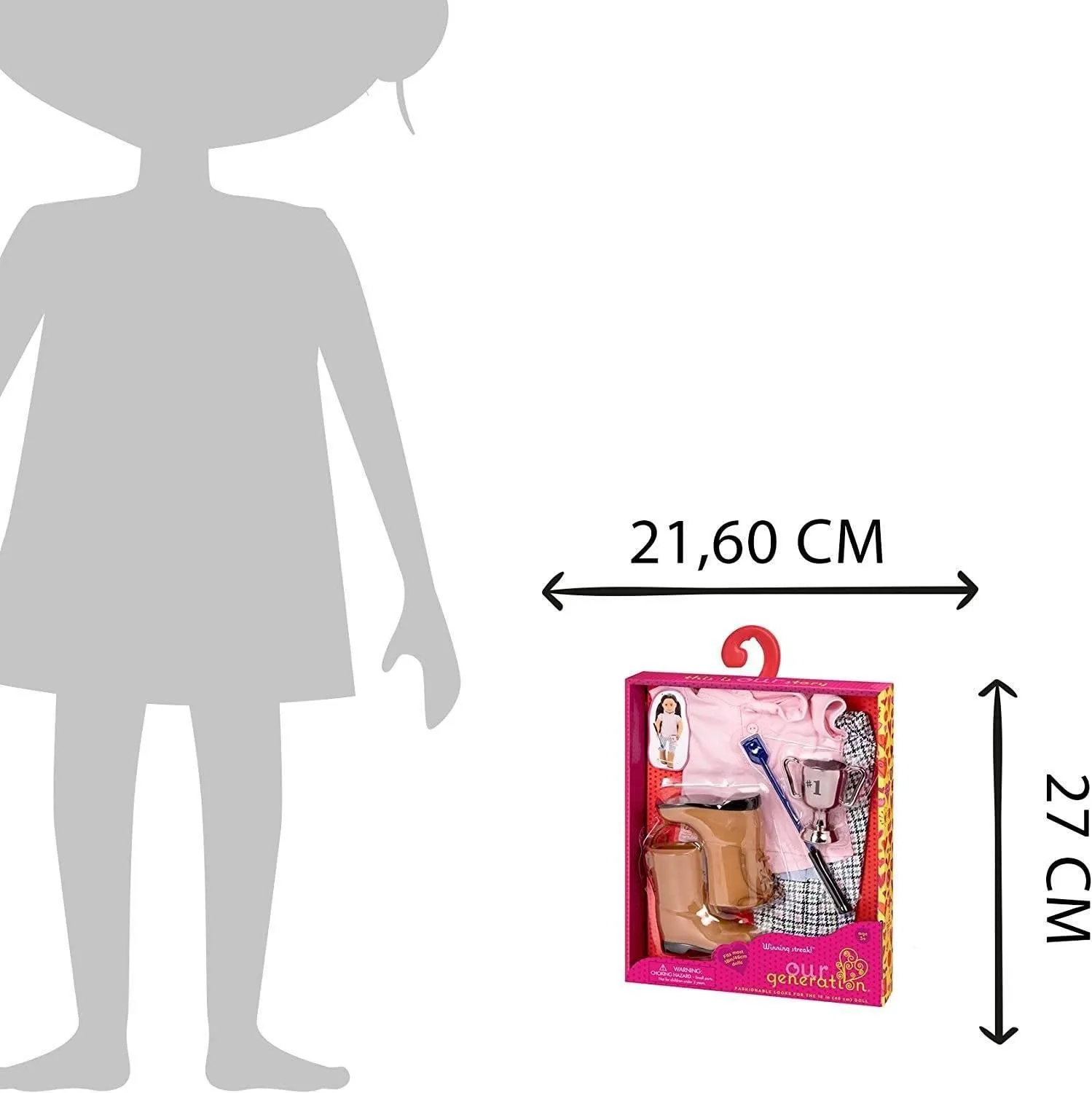 Our Generation Dolls Winning Streak Regular Riding Outfit BD30290Z