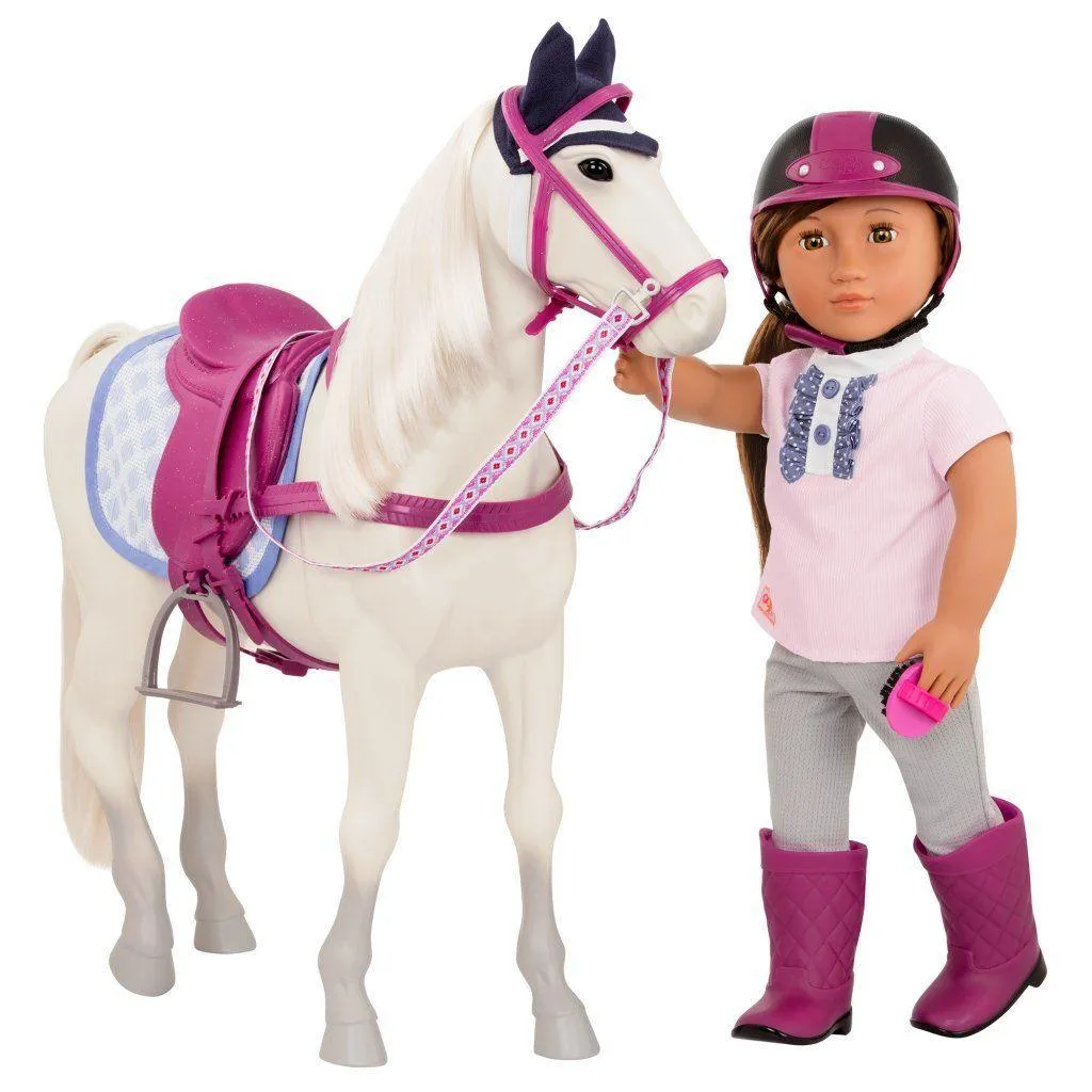 Our Generation Sterling Grey Horse for 18-inch Dolls