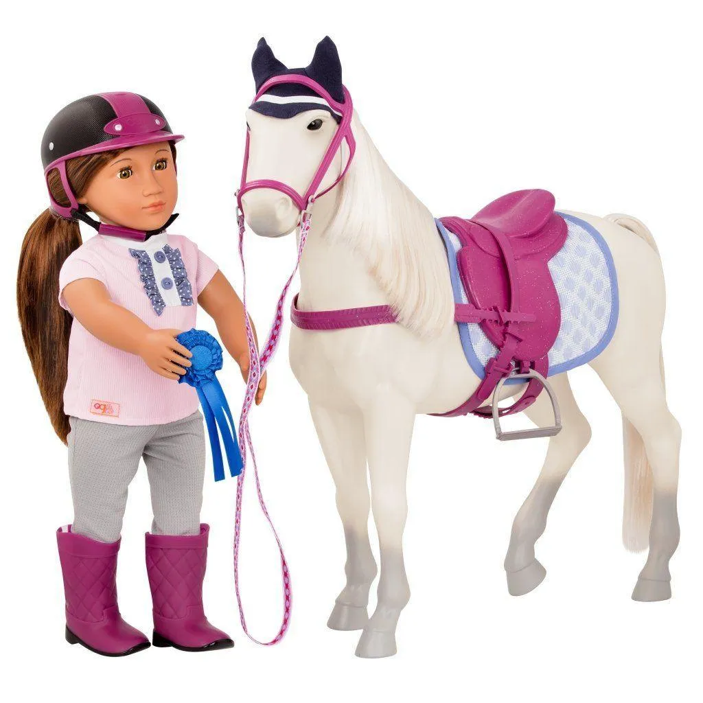 Our Generation Sterling Grey Horse for 18-inch Dolls