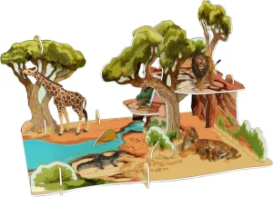 Papo 60113 Savannah Wild Animal Kingdom Figurine - Multicolor, High-Quality PVC Play Environment for Kids 3 