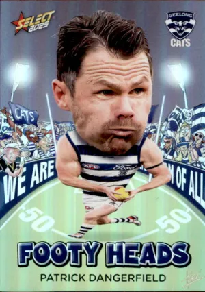 Patrick Dangerfield, FH38, Footy Heads, 2025 Select AFL Footy Stars