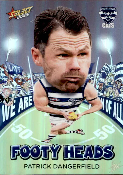 Patrick Dangerfield, FH38, Footy Heads, 2025 Select AFL Footy Stars