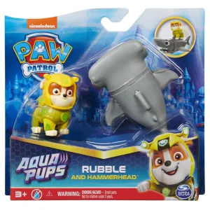 PAW Patrol Aqua Pups Hero Pups Rubble And Hammerhead