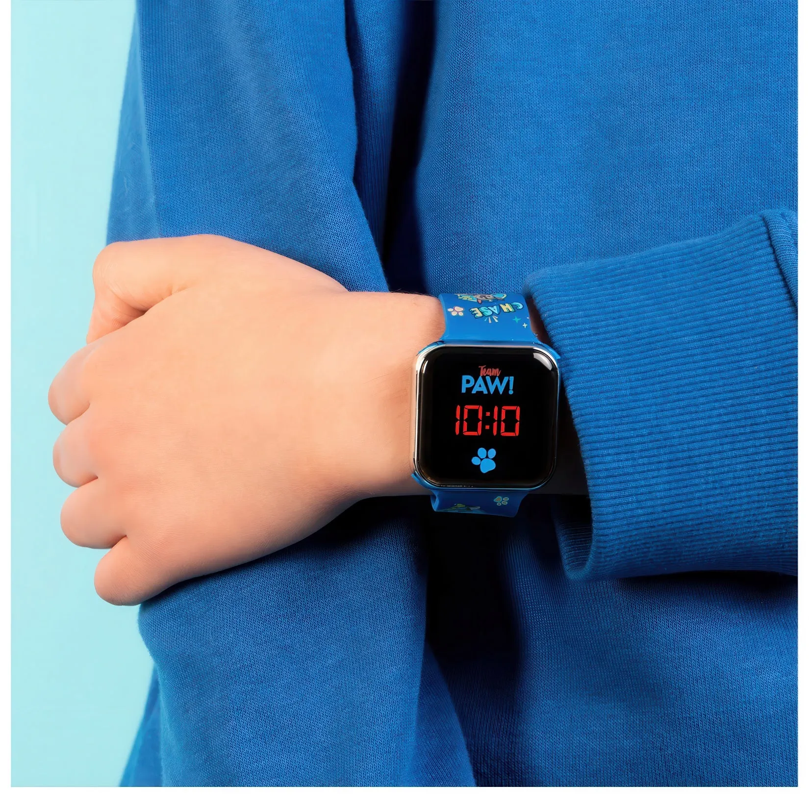 PAW Patrol Blue Silicone Strap Digital LED Watch