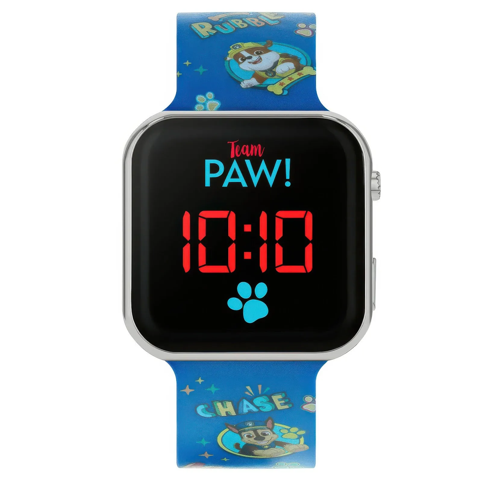 PAW Patrol Blue Silicone Strap Digital LED Watch