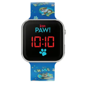PAW Patrol Blue Silicone Strap Digital LED Watch