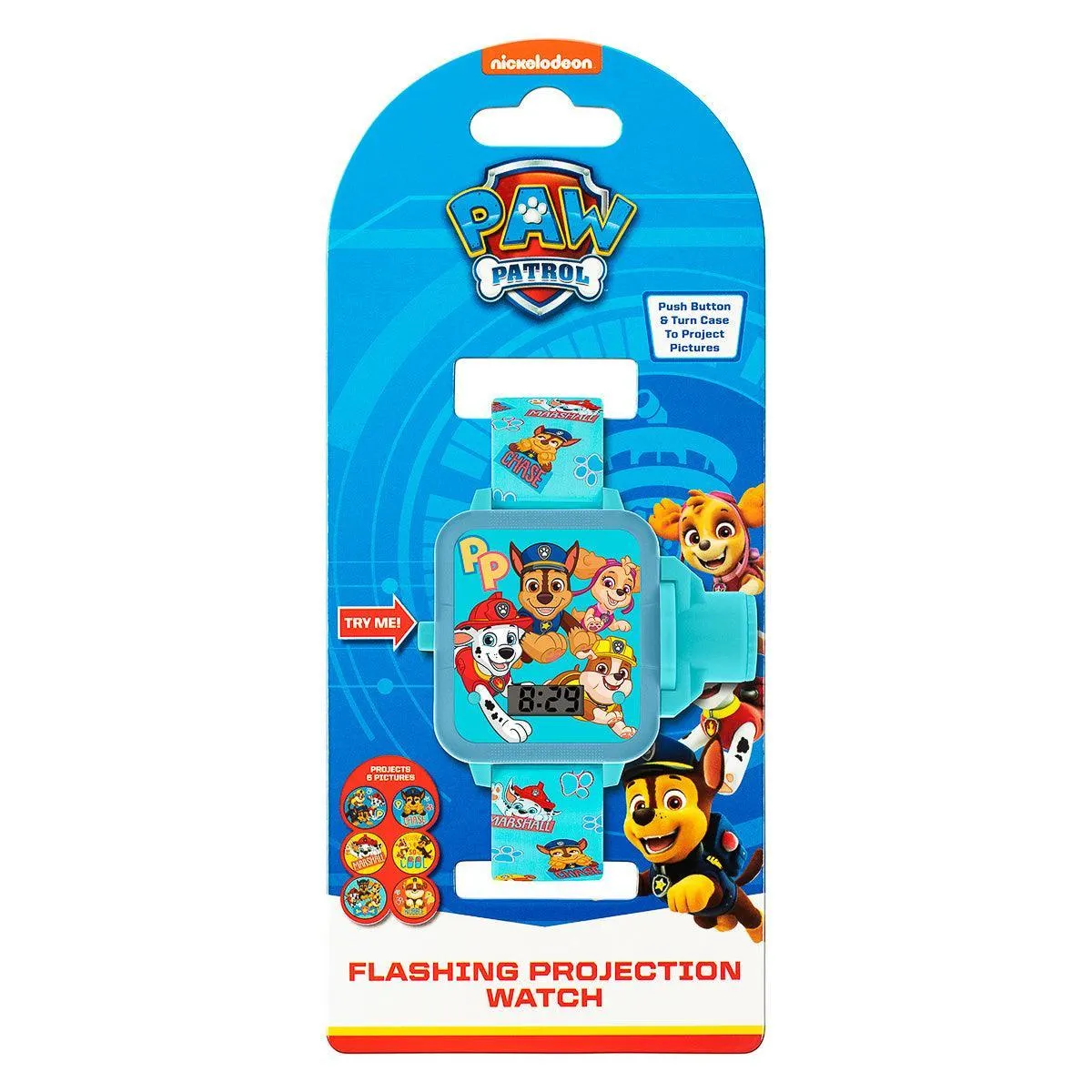 Paw Patrol Blue Strap Projection Watch