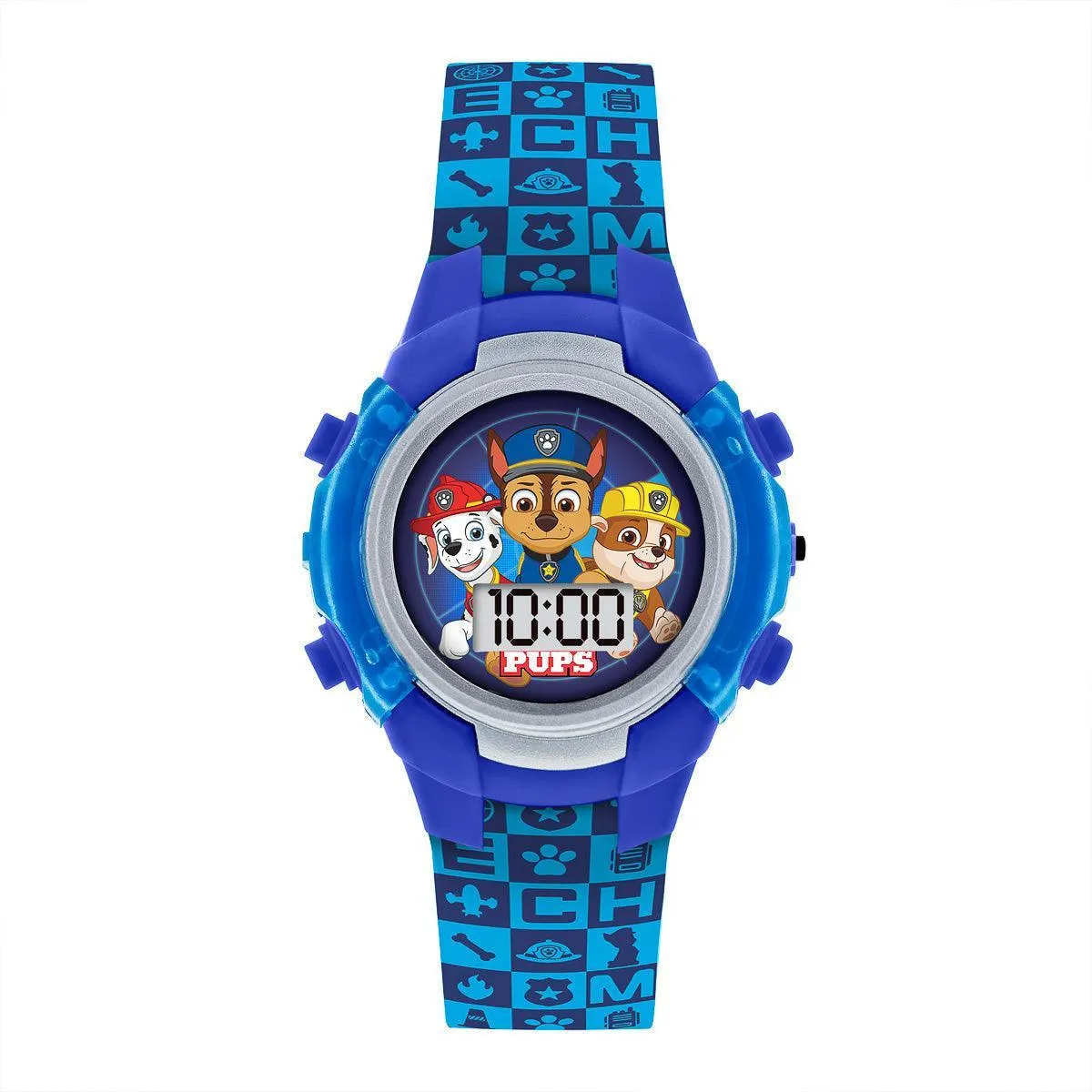 Paw Patrol Character Print Digital Flashing Watch