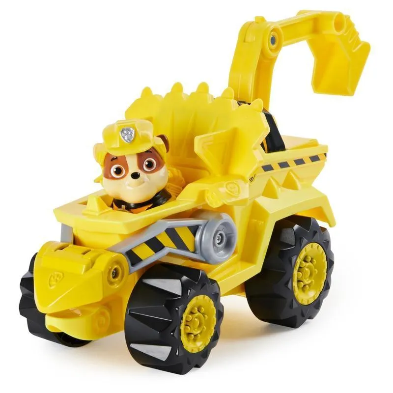 PAW Patrol, Dino Rescue Deluxe Rev Up Vehicle with Mystery Dinosaur Figure