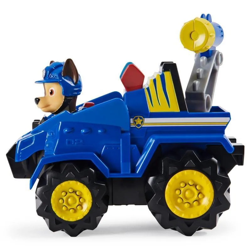 PAW Patrol, Dino Rescue Deluxe Rev Up Vehicle with Mystery Dinosaur Figure