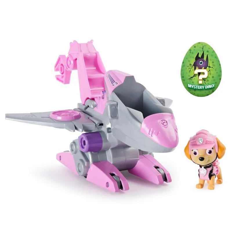 PAW Patrol, Dino Rescue Deluxe Rev Up Vehicle with Mystery Dinosaur Figure