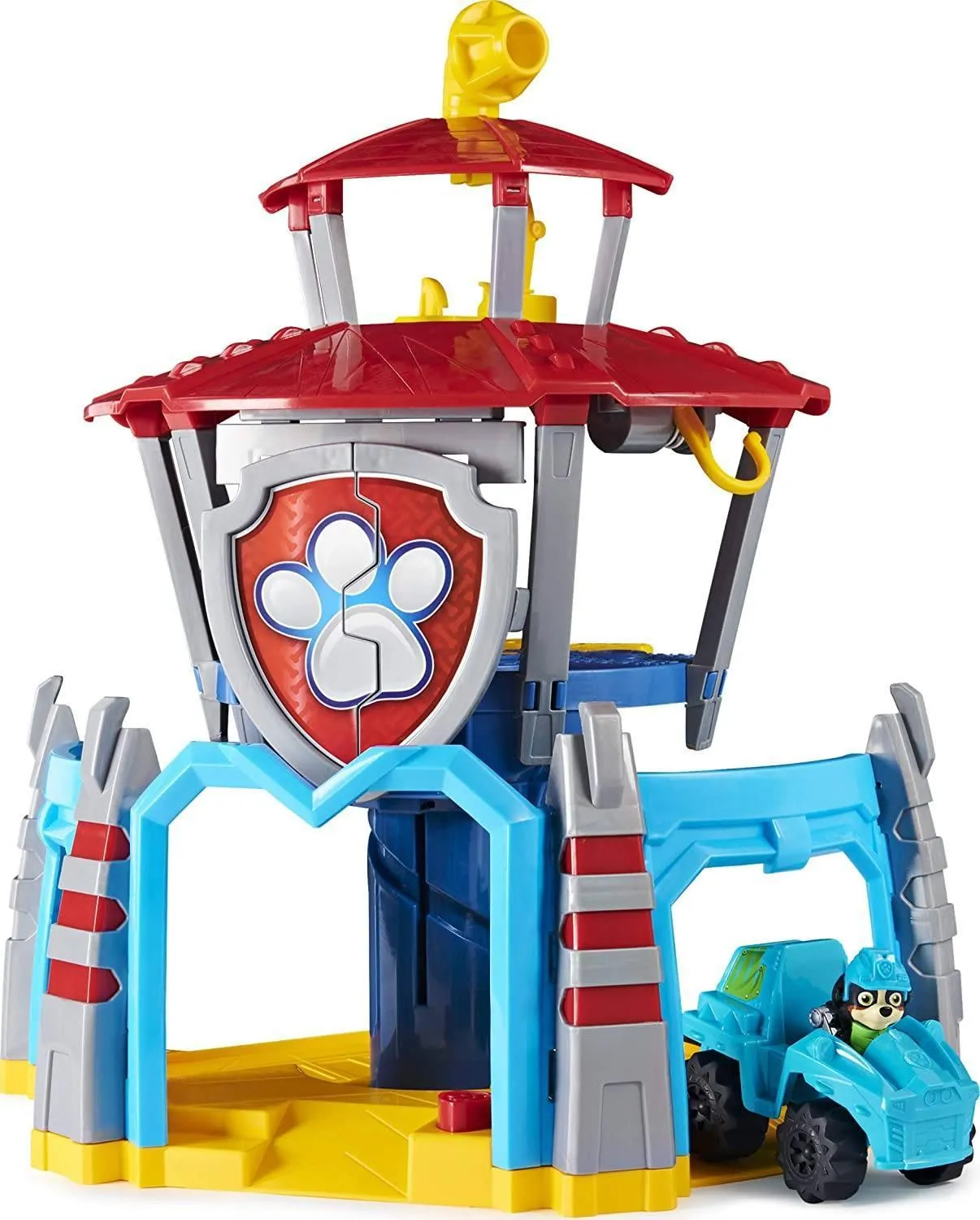 PAW Patrol Dino Rescue HQ Playset with Sounds and Exclusive Rex Figure and Vehicle