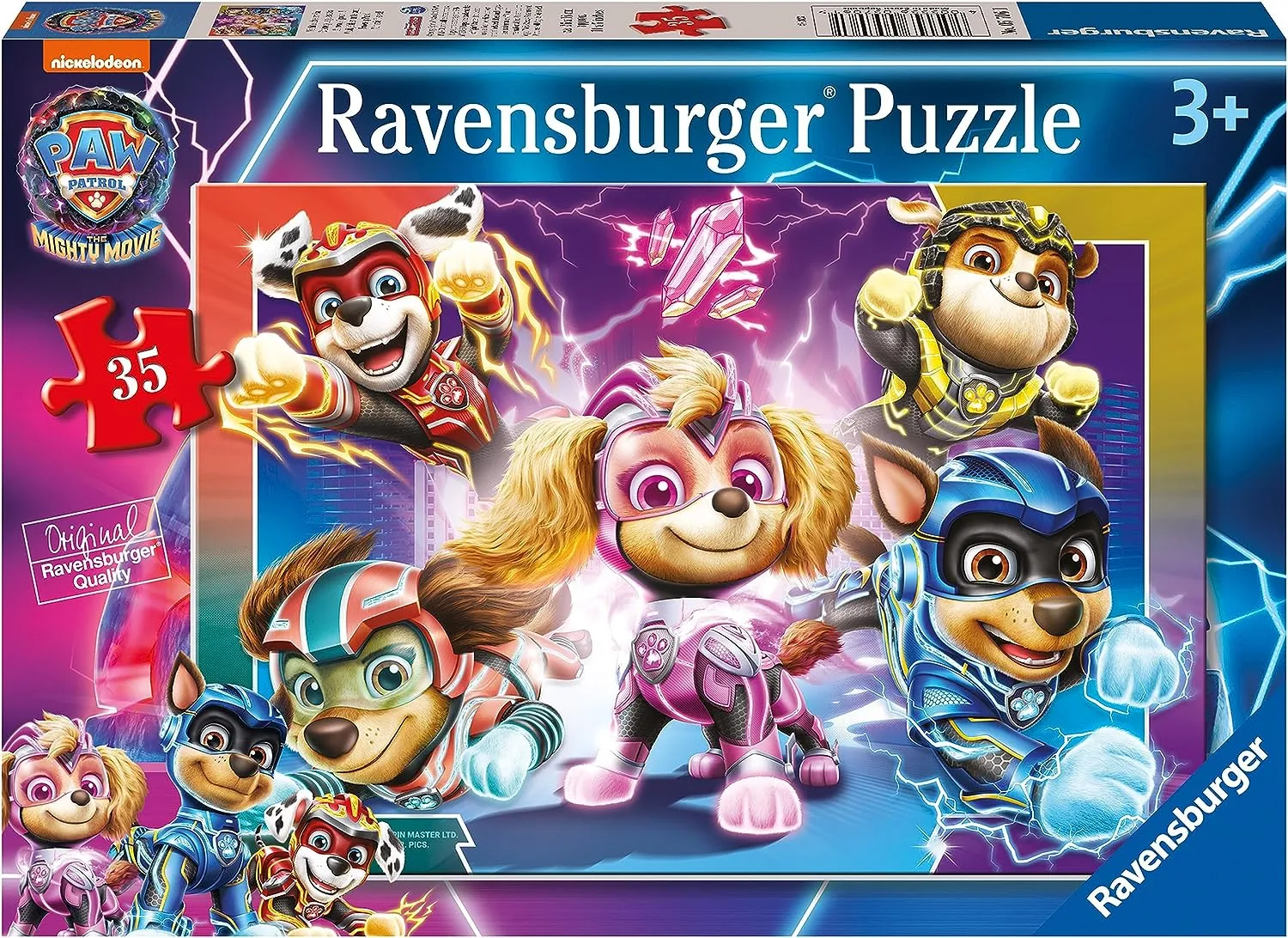 Paw Patrol Mighty Movie 35 Piece Jigsaw Puzzle - Educational Fun for Ages 3  (5706)
