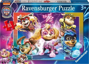 Paw Patrol Mighty Movie 35 Piece Jigsaw Puzzle - Educational Fun for Ages 3  (5706)