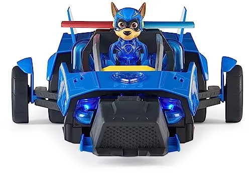 Paw Patrol: The Mighty Movie Chase’s Mighty Transforming Cruiser with Action Figure - Lights, Sounds & Rescue Mode (6067497)