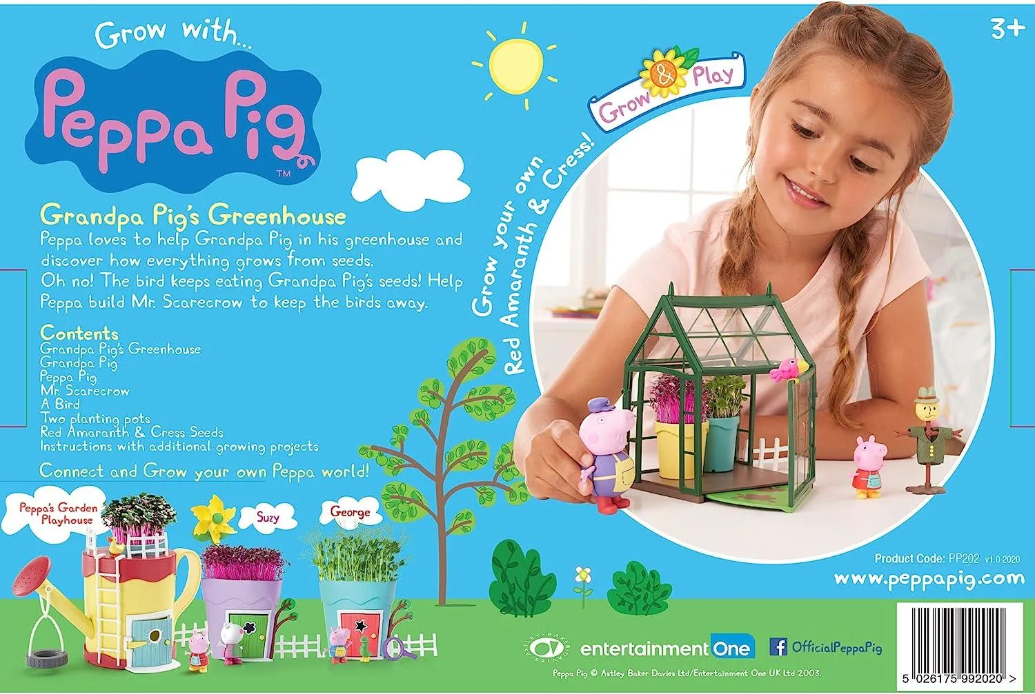 Peppa Pig Grandpa Pig's Greenhouse Playset