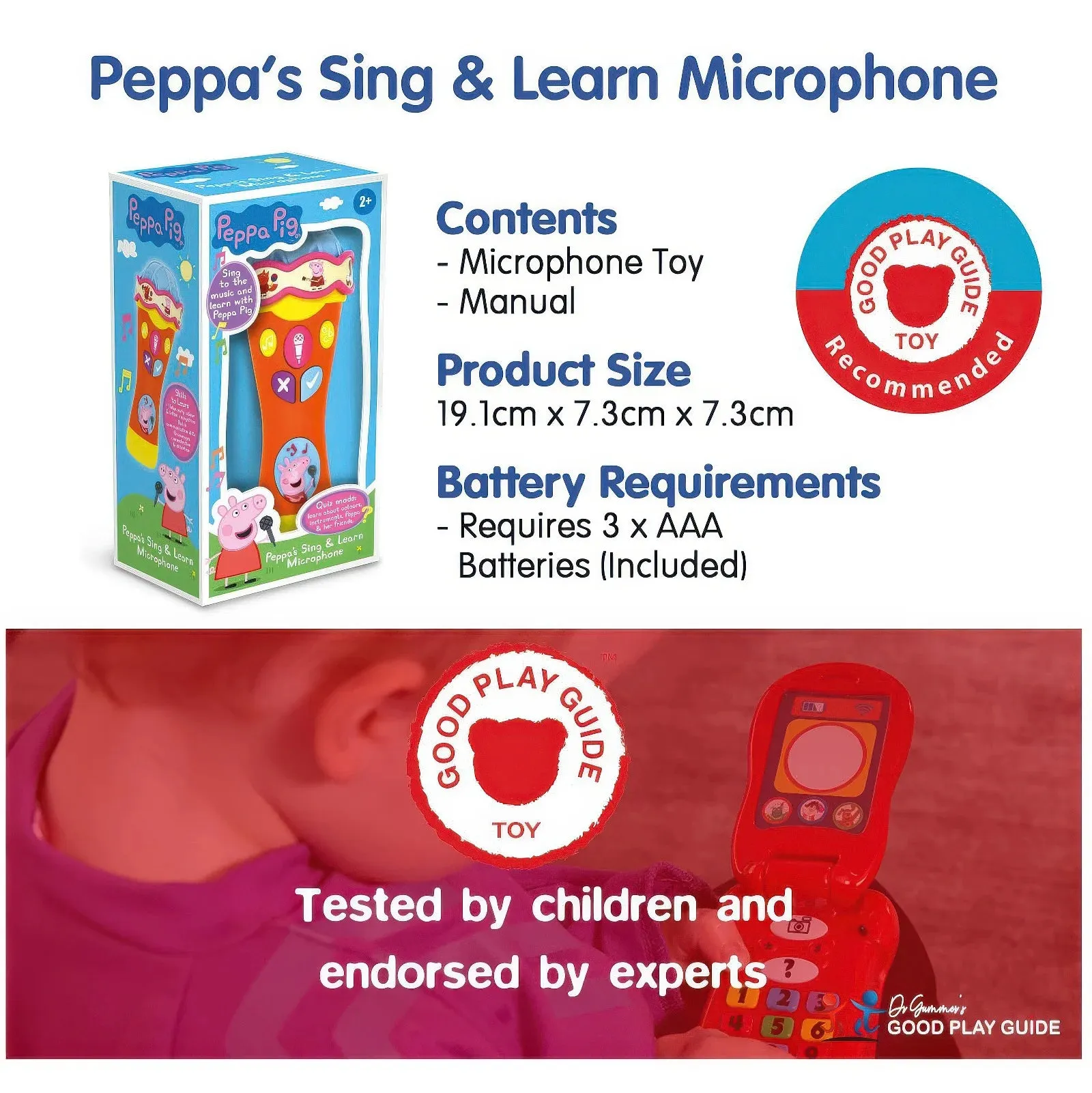 Peppa Pig's Sing & Learn Microphone